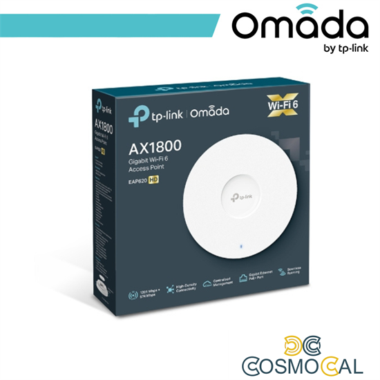 Omada Access Point Indoor Gigabit Wi-Fi 6 AX1800 - EAP620 HD