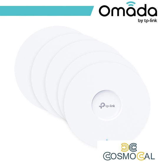 Omada Access Point Indoor Gigabit Wi-Fi 6 AX3000 - 5 pezzi - EAP