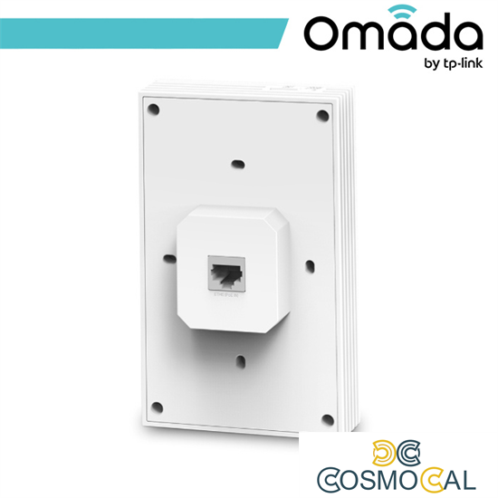 Omada Access Point Wall-Plate Wi-Fi 6 AX3000 - EAP655-Wall