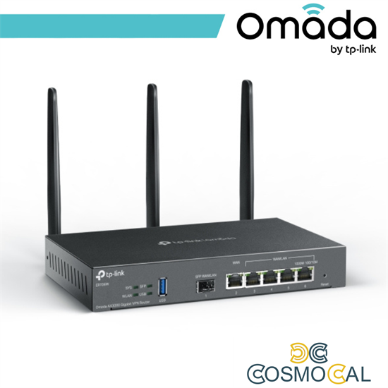 Omada Router VPN Multi WAN - Wi-Fi 6 AX3000 - ER706W
