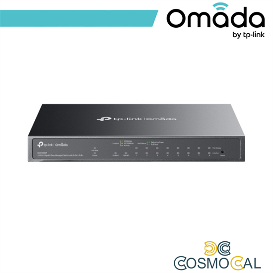 Omada Switch Easy Managed 10 Porte Gigabit con 8 porte PoE+ - ES
