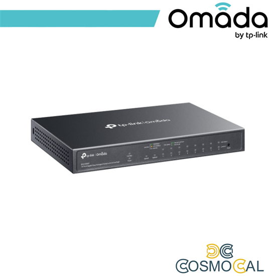 Omada Switch Easy Managed 10 Porte Gigabit con 8 porte PoE+ - ES