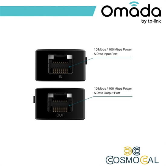 Omada Extender PoE+ Fast Ethernet 100m – 250m 10/100Mbps - POE10