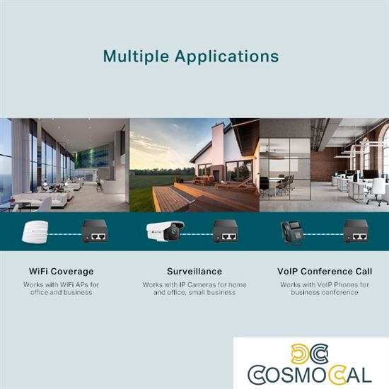 Omada Injector PoE+ IEEE802.3af/at - POE160S