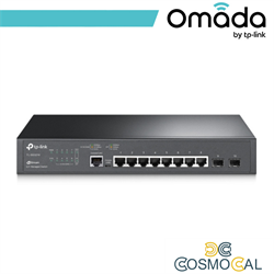 Omada Switch Managed L2+ con 8 Porte Gigabit e 2 Slot SFP - SG32