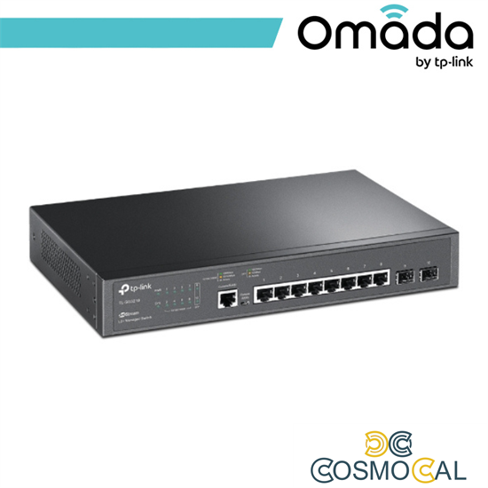 Omada Switch Managed L2+ con 8 Porte Gigabit e 2 Slot SFP - SG32