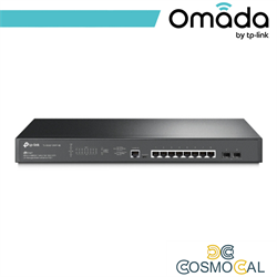 Omada Switch Managed L2+ 8 Porte 2.5GBASE-T PoE+ e 2 Slot SF - S