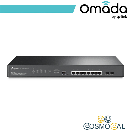 Omada Switch Managed L2+ 8 Porte 2.5GBASE-T PoE+ e 2 Slot SF - S
