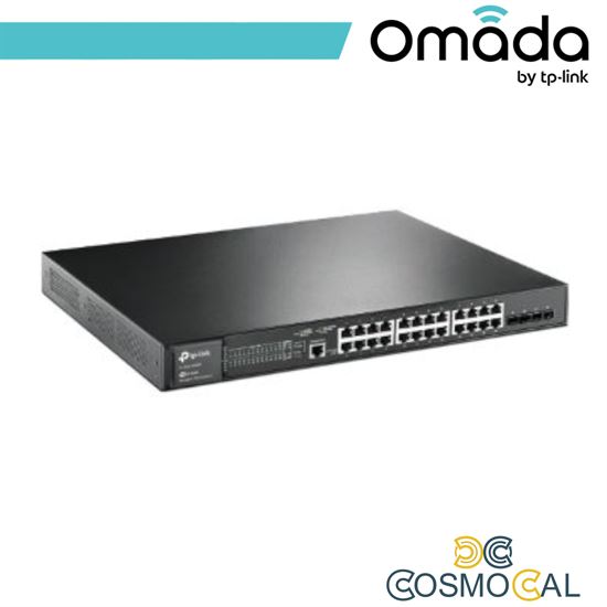 Omada Switch 24 Porte Gigabit PoE+ e 4 Slot SFP