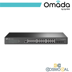 Omada Switch Managed L2+ 24 Porte Gigabit e 4 Slot SFP+ 10GE - S
