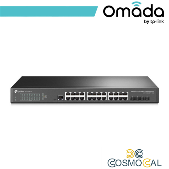 Omada Switch Managed L2+ 24 Porte Gigabit e 4 Slot SFP+ 10GE - S