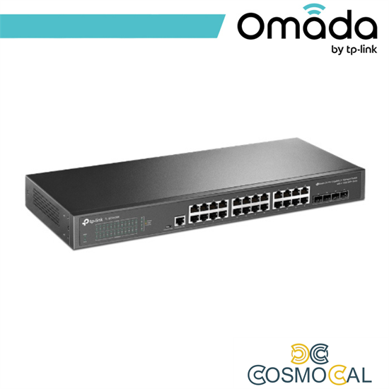 Omada Switch Managed L2+ 24 Porte Gigabit e 4 Slot SFP+ 10GE - S