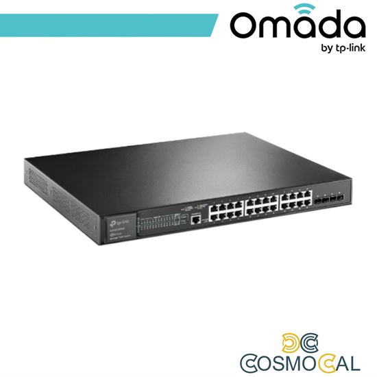 Omada Switch L2+ 24Porte Gigabit PoE+ 4SFP+10GE