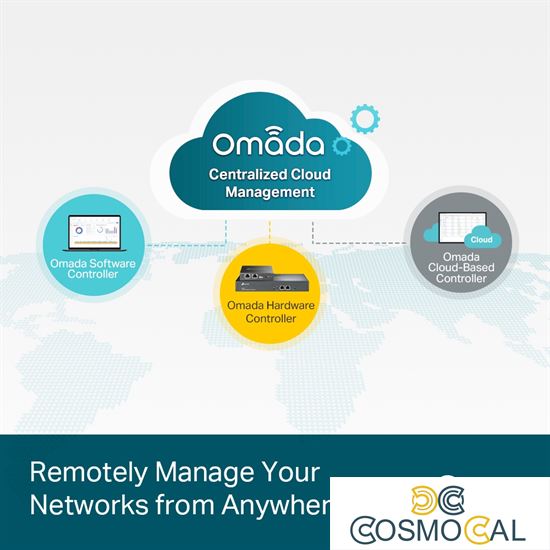 Omada Switch L2+ con 48 Porte Gigabit PoE+ 4 SFP - SG3452P