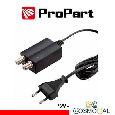 Alimentatore per amplificatori d'antennaTV 12V 450mA 1uscita