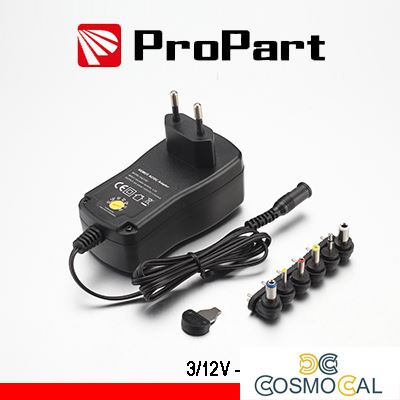 Alimentatore Switching Multitensione 3-12V 2000mA 24W max