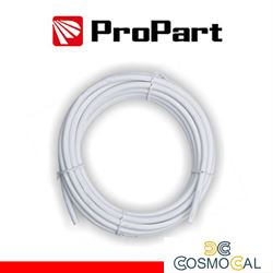 Rotolo cavo elettrico tripolare 25m H05VV-F3G 1.5mm bianco