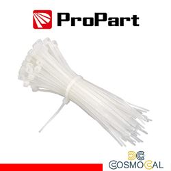 Fascette elettricista nylon 3,6x100mm Bianco 100pz