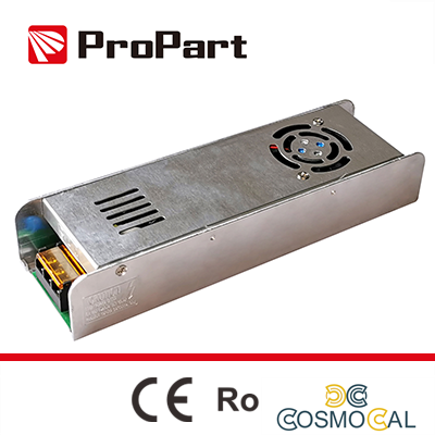 Alimentatore Scatolato Slim IP20 24V 360W 15A 223*65*40mm