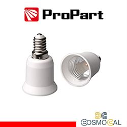 Adattatore per lampada da E14 a E27 - 2A 250V - 40W max