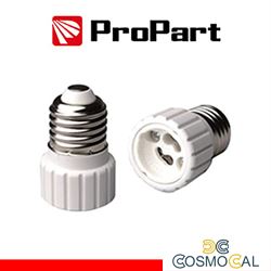 Adattatore per lampada da E27 a GU10 - 2A 250V - 40W max