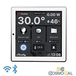 Shelly Wall Display -Pannello a muro con Display touch Bianc