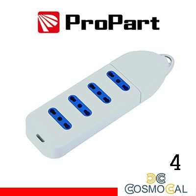 Multipresa 4pos bipasso senza cavo