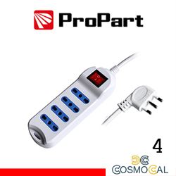 Multipresa 4pos bipasso spina16A +interr.