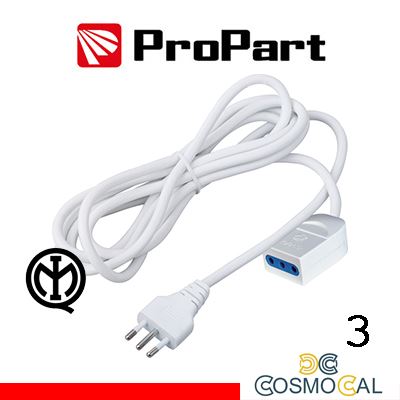 Prolunga lineare 10A 3metri spina10A