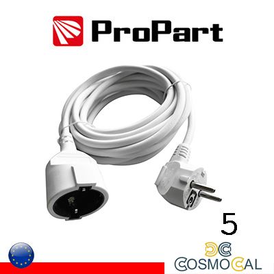Prolunga lineare Schuko16A 5metri spina Schuko 16A