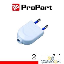 Spina 10A 2 poli polybag