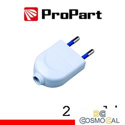 Spina 10A 2 poli polybag