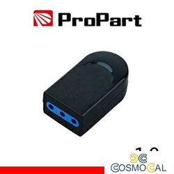 Presa 10A 2P+T nera polybag