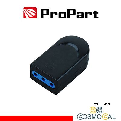 Presa 10A 2P+T nera polybag