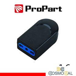 Presa 10/16A 2P+T nera polybag