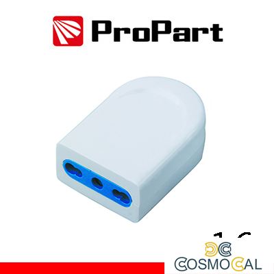 Presa 10/16A 2P+T polybag