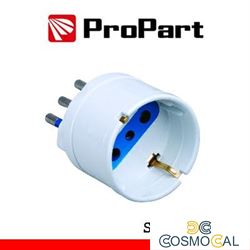 Adattatore schuko spina10A polybag