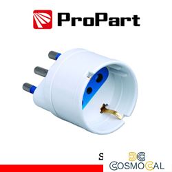 Adattatore schuko spina16A polybag