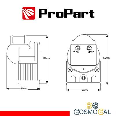 Sensore di movimento a infrarossi - PIR