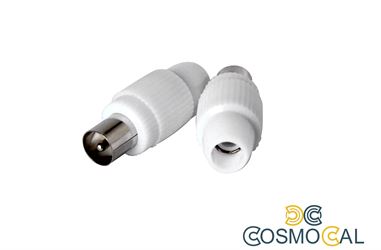 Spina antenna TV 75 Î© 9.5mm new  - 2 pezzi