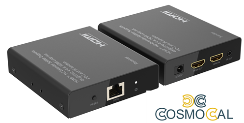 Kit TX-RX Extender HDMI, 70MT UTP, 4K@60Hz HDR, Loop-out