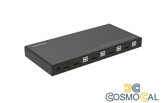 Switch 4x1 HDMI 2.0 18G 4k@60hz,KMA: Tastiera Mouse Speaker