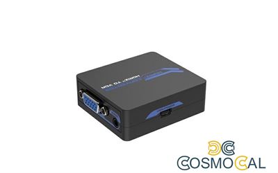Mini Convertitore attivo da HDMI a VGA+Audio, 1080p