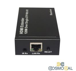 RX Extender HDMI over TCP/IP, abbinato a PET120R, 120MT