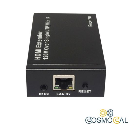RX Extender HDMI over TCP/IP, abbinato a PET120R, 120MT