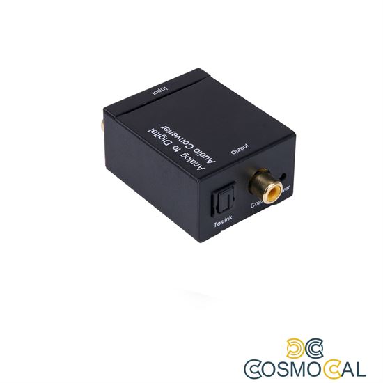 Moni Convertitore audio da Analogico R/L a Digitale/Toslink