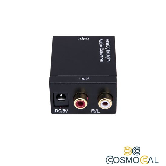 Moni Convertitore audio da Analogico R/L a Digitale/Toslink