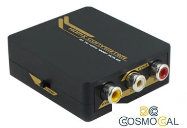 Mini Convertitore Video da Cvbs ad HDMI, scaler 720 - 1080p