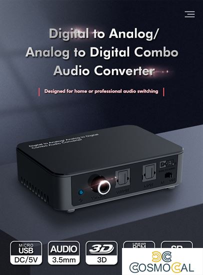 Convertitore Audio da Digitale a Analogico e viceversa, L/R