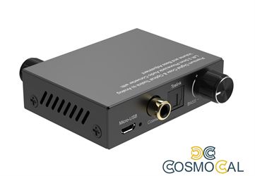 Convertitore Audio da Digitale a Analogico, Volume e Bassi